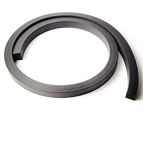 Bande d'étanchéité en mousse de caoutchouc noir de 1,5 à 17 mm d'épaisseur, 2 m, bande d'isolation non adhésive pour portes et fenêtres - Ruban d'isolation acoustique et anti-courants d'air - Matériau