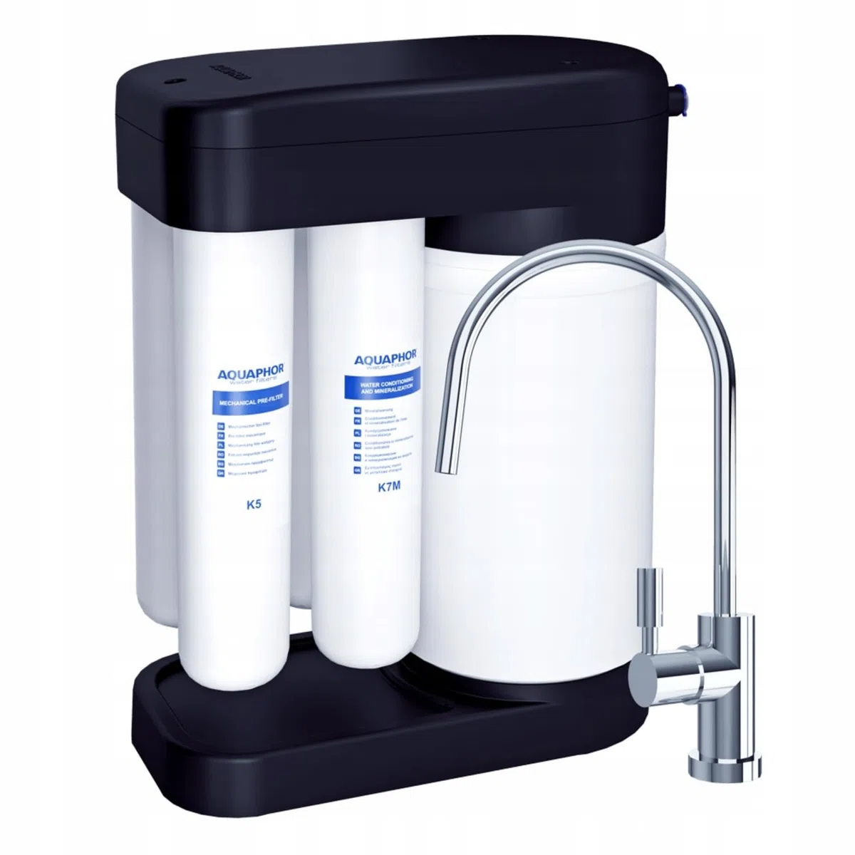 Aquaphor Kit de filtres de rechange pour système d'osmose inverse Morion 102S RO K2 K5 K7M et membrane RO100S Filtre à eau pour système d'osmose inverse Filtre à eau pour réduire le chlore, le