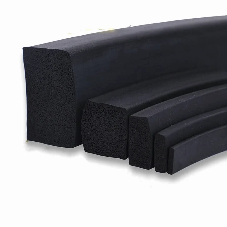 Bande d'étanchéité en mousse de caoutchouc noir de 1,5 à 17 mm d'épaisseur, 2 m, bande d'isolation non adhésive pour portes et fenêtres - Ruban d'isolation acoustique et anti-courants d'air - Matériau